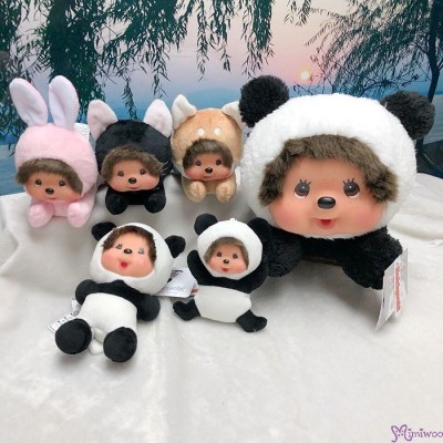 262205 Monchhichi Smart Holder Plush Phone & Glasses Stand Panda ~ RARE